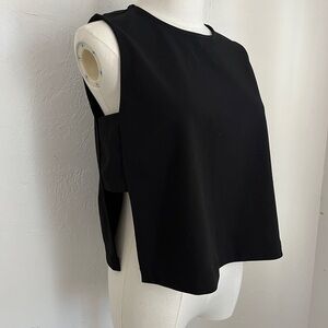 Black Sleeveless Tahari Top